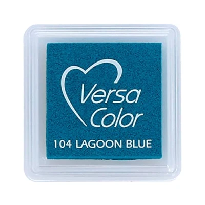 Imagen de Versasmall Ink Pads Pigmento VersaColor Inkpad 1&quot; Cubo BLU, Azul Laguna, Talla única