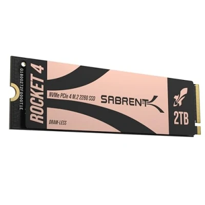 Imagen de SABRENT SSD PS5 M.2 2TB, NVMe 2TB PCIe Gen 4 X4, Velocidad de Lectura 7400 MB/s, Escritura 6100 DRAM Less, Compatible con PS5, Laptops, Desktops, Windows y Linux [SB RKT4L 2TB]