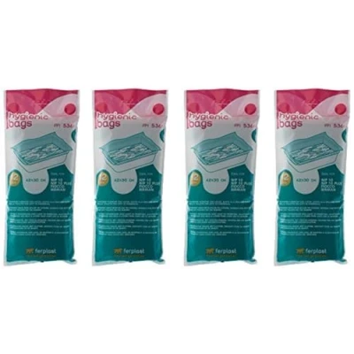Imagen de Ferplast fpi 5361 Bolsa higiénica para Arena de Gato, nip 10 y Plus, Lote 4