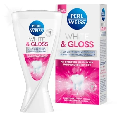 Imagen de Complejo Pro Shine, color blanco perla y brillo para un efecto inmediato visible, dientes notablemente blancos, 50 ml