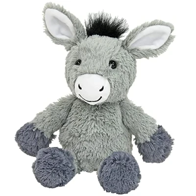 Imagen de Kögler 76901 Burro de Laboratorio Johnny, Aprox. 24 cm Altura, Peluche repetible con función reproducción, lo Repite Todo y se Mueve
