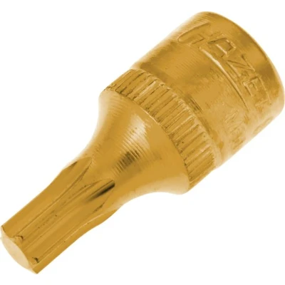 Imagen de HAZET Torx 8502 T30 Piezas insertables de llave cubo Acero cromo vanadio interior moleteado