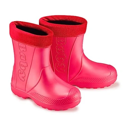 Imagen de ESTRO Botas de Agua Niños Niña Goma Niño Lluvia CB01 (34/35 EU, F81 Rojo)