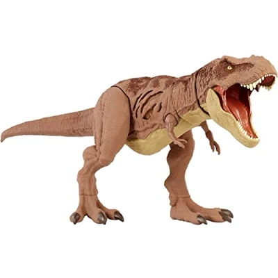 Imagen de Jurassic World Dinosaurio T Rex Daño Extremo Figura de juguete para niños, exclusivo Walmart (Mattel GWN26)