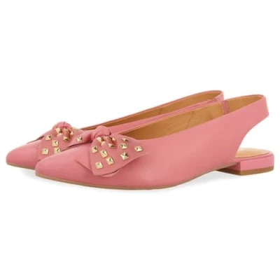 Imagen de GIOSEPPO Bailarinas DESTALONADAS DE Piel Color Rosa con Detalle Lazo para Mujer KALLMET
