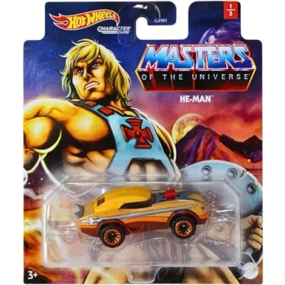Imagen de Character Cars Hot Wheels Masters of The Universe Coche de vehículos a escala 1:64 He Man 1/5
