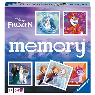 Imagen de Ravensburger Memory Frozen, Juego para Niños y Familias, Edad Recomendada 4+, 64 Cartas de Juego, 20890 6