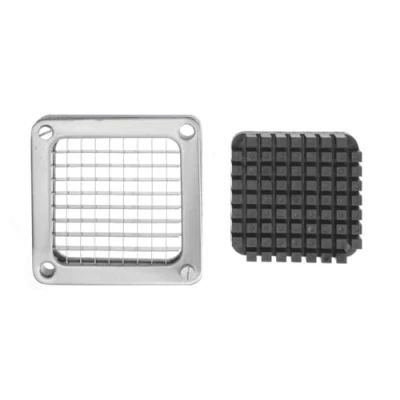 Imagen de HENDI Cuchillas rebanadoras de patatas fritas 9x9 mm, incluye la placa prensado, 630402 Cortador manual