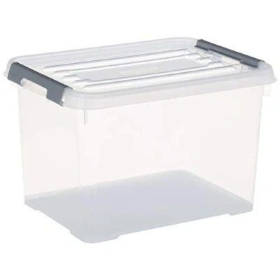 Imagen de Curver 227904 Handy Box Plus Tapa con clip de plástico transparente 39 x 25 cm, 20 L