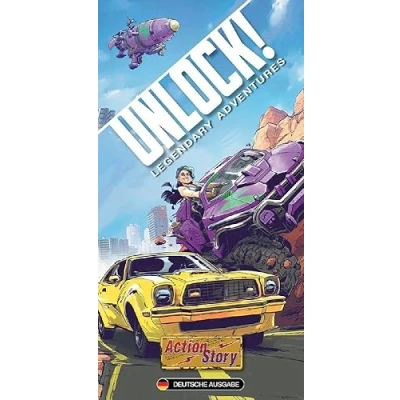 Imagen de Space Cowboys Unlock Action Story Juego, Color, Multicolor, 10. Legendary Adventures (Asmodee SCOD0072)