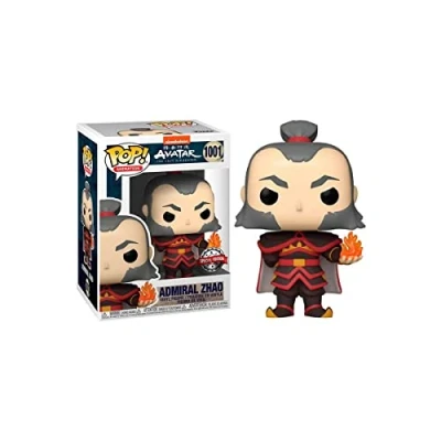 Imagen de Funko POP! Animation: Avata R Admiral Zhao Con Fireball Brilla En La Oscuridad Avatar: The Last Airbender Figuras Miniaturas Coleccionables Para Exhibición Idea De Regalo Mercancía Oficial