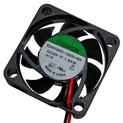 Imagen de Fan 5V DC 0,86W 40x40x10mm 13,9m3/h 7300U/Min Sunon EE40100S11000U999