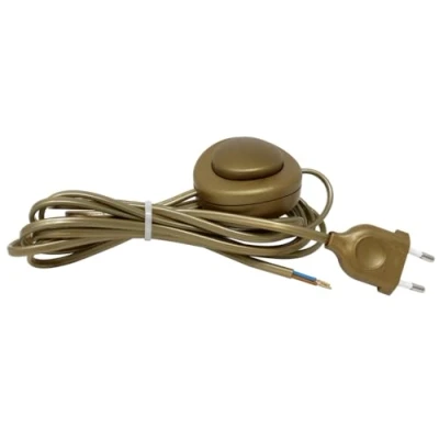 Imagen de 3m CONEXION CON INTERRUPTOR DE PIE DORADA