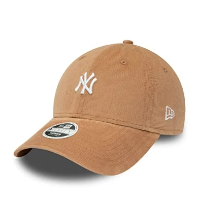 Imagen de New Era York Yankees Baseball Cap Braun Cord MLB Kappe Strapback Verschluss Damen Frau One Size