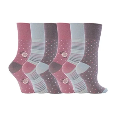 Imagen de Sock Shop Calcetines para mujer Multicolor 6 x RH01 Talla única