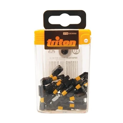 Imagen de Triton TPTA52638088 Pack de 25 puntas T20 para atornillador impacto, color negro