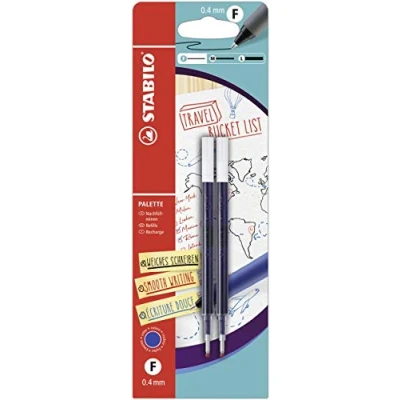 Imagen de STABILO PALETTE Refill Cartucho de recarga (0,4 mm, 5 paquetes 2 unidades), color azul