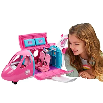 Imagen de Barbie avión de Tus sueños, Juguete con Accesorios para muñecas (Mattel GDG76)