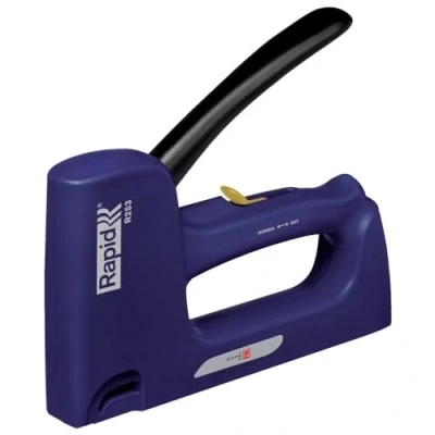 Imagen de Rapid Clavadora Manual R253 para Grapas No. 53, Grapadora con Mango Ergonómico y Mecanismo Interno Metálico, Fabricada en Suecia (20009450)