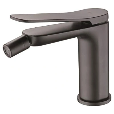 Imagen de Mice Grifo monomando de Bidet, Griferia WC, Agua fria/caliente higienico Serie Dinamarca Color Negro Mate BDR031 2NG