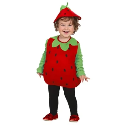 Imagen de WIDMANN &quot;STRAWBERRY&quot; (jumpsuit, headpiece) (90 104 cm / 1 3 Years)