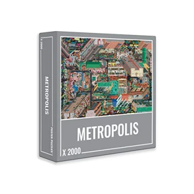 Imagen de Cloudberries Metropolis Rompecabezas detallado y desafiante de 2000 Piezas para Adultos con un fantástico Mapa la Ciudad en 3D Tema Arquitectura
