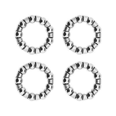 Imagen de Create idea 4 rodamientos de bolas bicicleta 1/4 pulgadas x 9 retenedor manivela soporte inferior piezas repuesto accesorios reparación para ciclismo MTB carretera