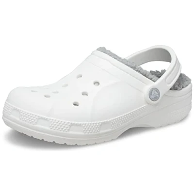 Imagen de Crocs Ralen Lined Clog Obstrucción para Unisex adulto, White/Light Grey, 45/46 EU