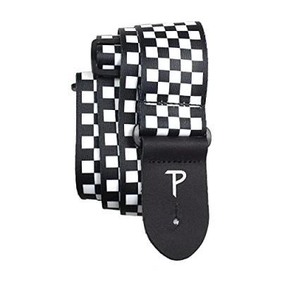 Imagen de Perri&#039;s Leathers Ltd. Correa de guitarra Poliéster Cuadriculado Ajustable Para guitarras acústicas/bajas/eléctricas Fabricada en Canadá (LPCP 591)