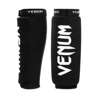 Imagen de VENUM Kontact Shin Guards, Espinilleras Unisex adulto, Negro/Blanco, One Size