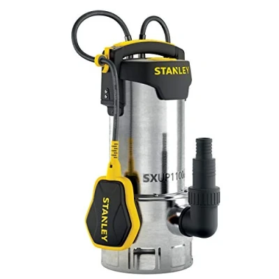 Imagen de Stanley SXUP1100XDE Bomba Sumergible para Aguas Sucias (1.100 W, Caudal max. 16.500 l/h, Prevalencia 10,5 m)