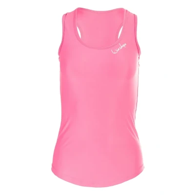 Imagen de WINSHAPE Damen Super leichtes Functional Tanktop AET104, Slim Style Fitness Yoga Pilates Camiseta de Tirantes, Mujer, Rosa neón, XX Large