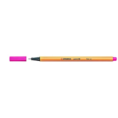 Imagen de STABILO Punta 88 Fineliner Pigment Liner 88/56 (Paquete de 3) Rosa