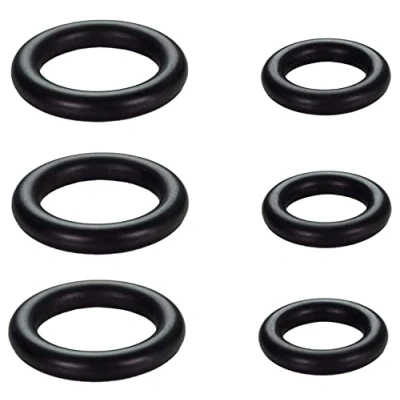 Imagen de EVI Herrajes 2 Recambios de Goma Protectora para Tope Puerta Pack 3 Unidades Compatible con Mod. I 164 Repuesto Original Negra Silicona Natural