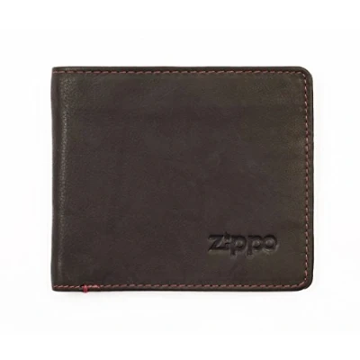 Imagen de Zippo Cartera de Piel bi Fold 11cm Moca