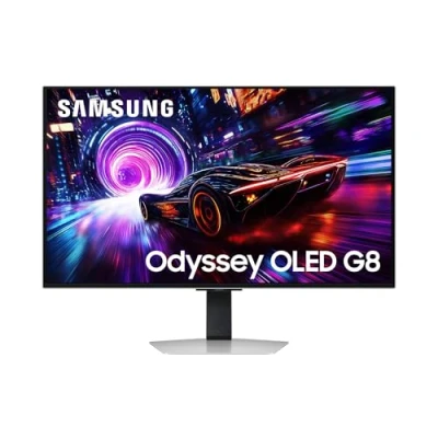 Imagen de Samsung LS32FG816SUXEN, Monitor Gaming Odyssey OLED G8 G81SF de 32&quot; 4K (3840 x 2160, 16:9, 240Hz, 0.03ms(GTG), 4K, FreeSync Premium Pro, Glare Free, VESA DisplayHDR TrueBlack 400, Plateado