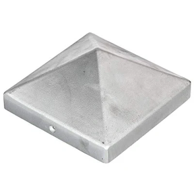 Imagen de Alberts 217242 Capuchón para postes de madera, Modelo alto, Fundición aluminio, expuesta, 120 x mm