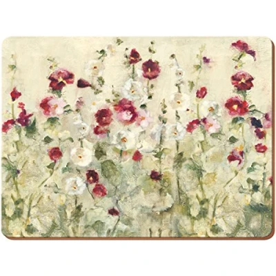 Imagen de Creative Tops Juego de 6 manteles Individuales, Parte Posterior Corcho, diseño vinos prémium, Madera, Rojo, Medium Placemats