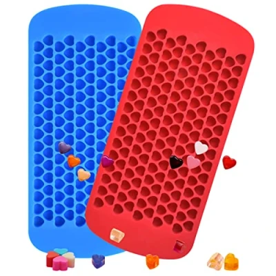 Imagen de NATUCE 2 Piezas Bandejas de Hielo Silicona 160 para Cubitos Sin BPA Cubitera Moldes Hacer Picado y Dulces, Bares, Whisky, Cerveza