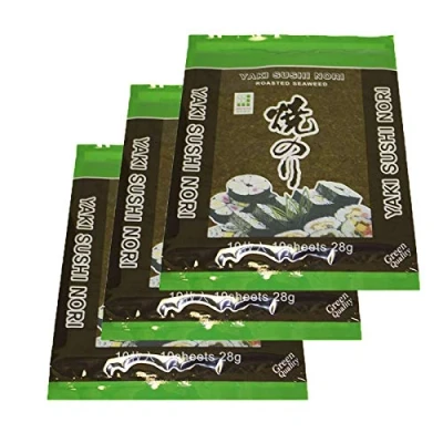 Imagen de Alga nori para sushi 10 hojas pack de 3