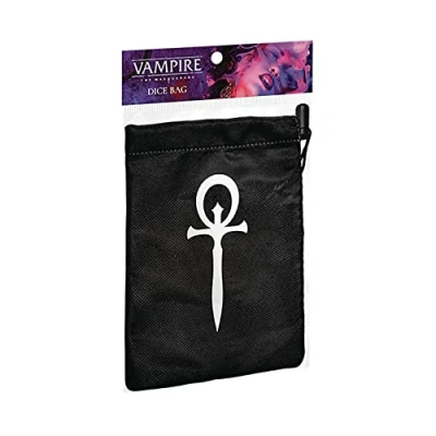 Imagen de Renegade Game Studios Bolsa de Dados Vampire: The Masquerade 5ª edición, Accesorio para Juego Roles