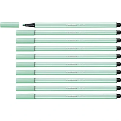 Imagen de Rotulador STABILO Pen 68 Caja con 10 unidades Color verde hielo