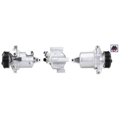 Imagen de LUCAS ACP01074 Compresor de Aire Acondicionado PAG 100 con juntas NISSAN: Juke