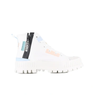Imagen de Palladium Pallashock Backzip Zapatillas altas, Mujer, Talla: 41.5, Star white Zapatos