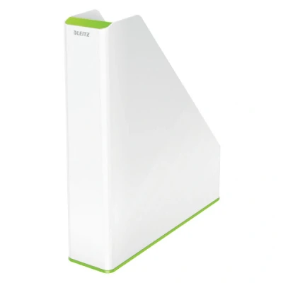 Imagen de Leitz Revistero A4, Gama WOW, Bicolor, Blanco/Verde, 53621054