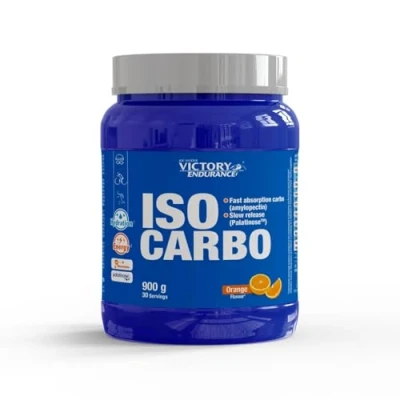 Imagen de Victory Endurance Iso Carbo Sabor Naranja. Retrasa la fatiga y mejora el rendimiento además de aportar más energía que una bebida isotónica convencional (900 g)