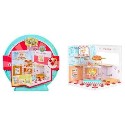 Imagen de MGA&#039;s Miniverse Make It Mini Spaces Pizza Shop Incluye 1 Pack, Juego de construcción, DIY, Manualidades, Para Coleccionistas y Niños Mayores 8 Años, NO COMESTIBLE