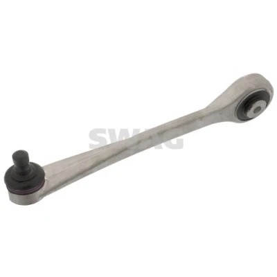 Imagen de SWAG 30 10 2669 Barra oscilante, suspensión de ruedas con apoyo Eje delantero, izquierda, arriba, delante Brazo oscilante transversal Aluminio