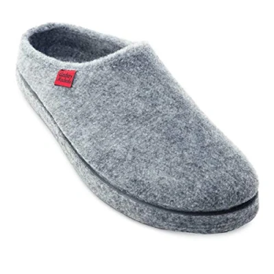 Imagen de Andrés Machado Zapatillas de estar por casa Para hombre y mujer Pantuflas AM001 Slippers Unisex Adulto Suela goma vulcanizada resistentes antideslizante. Talla 42 EU gris