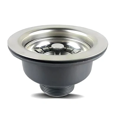 Imagen de SopimusZ Válvula de desagüe para fregadero acero inoxidable 304, 114 mm diámetro, diámetro